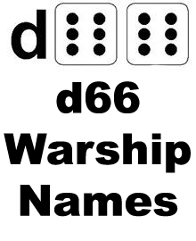 d66 Warship Names